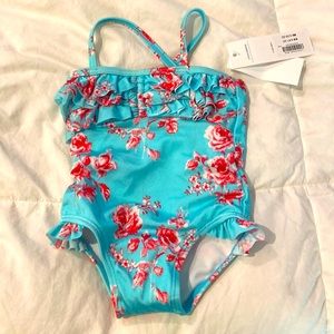 Janie and Jack Baby girl one piece swim suit